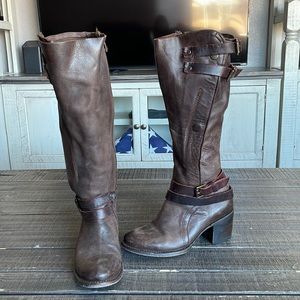 Brown Freebird boots size 8
